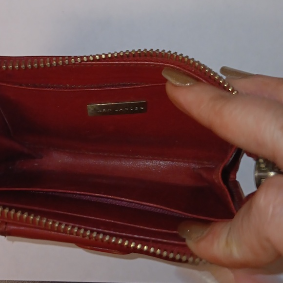Marc Jacobs Red Leather coin purse - Picture 4 of 11